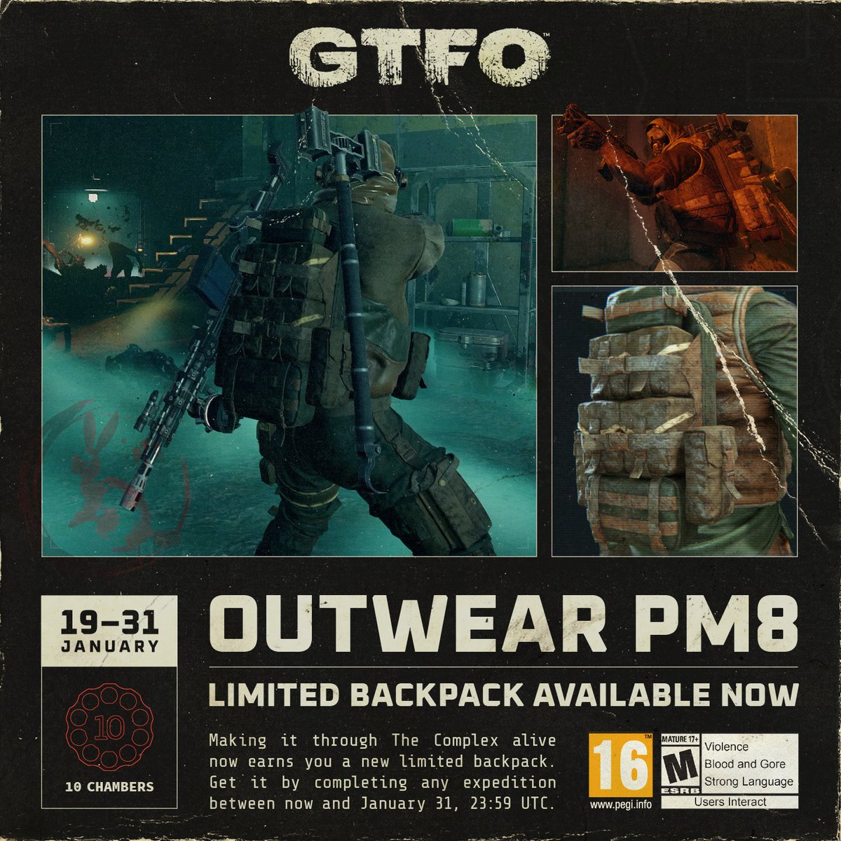 GTFO | 10 Chambers tweet media