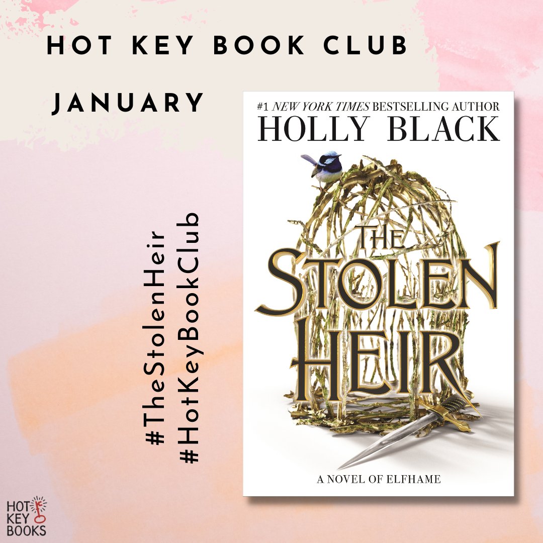 HotKeyBooks's tweet photo. Introducing... The #HotKeyBookClub!
This brand new monthly bookish chat will take place on our Discord server on the last Tuesday of the month ๐๐
Our first read is #TheStolenHeir by @HollyBlack, so join us on January 31st here: https://t.co/5RDZoxckqI
(๐งต 1/2) https://t.co/2SGGcxMvlP