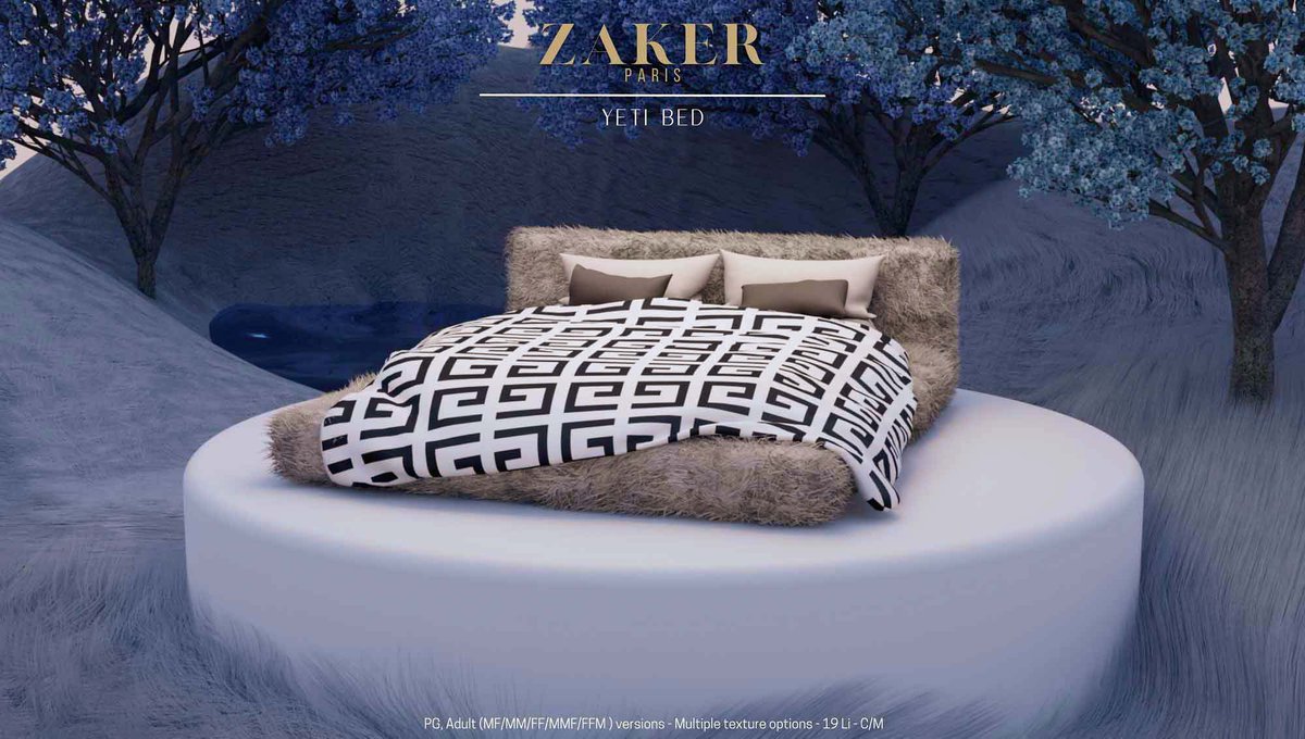 MediaSL1's tweet photo. ZAKER. Yeti bed – NEW DECOR
✔️ #Virtualworlds ✔️ #MediaSl ✔️ #Metaverse
⭐ join https://t.co/AaO41oZ8bz Discord: https://t.co/S8R6esljwl

#bestsecondlife #DECORsl #NewSL #NEWDECOR #newdecors #Paper #Secondlife #secondlifefashion #SL #slblogging #ZAKER

https://t.co/SZ4KcNrzIn https://t.co/DYGQLC6q1j