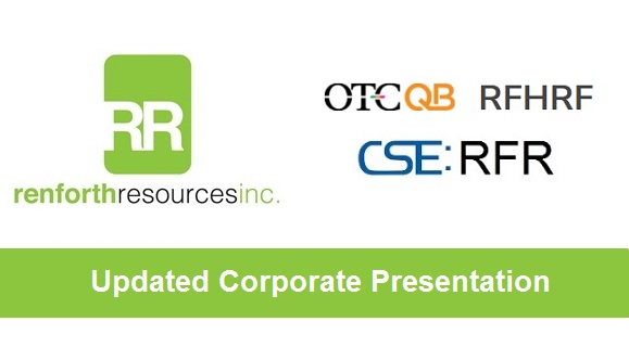 RalstonCFA's tweet photo. $RFHRF Renforth Resources (CSE: $RFR) posts updated Corporate Presentation #Parbec #gold #Surimeau #nickel #copper #cobalt #batterymetals @RenforthRes https://t.co/cEhrLFZVo4
