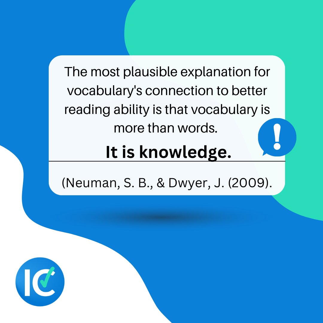 Students may be able to decode the text you are giving them, but do they understand the meaning of the words they are decoding?  If you are looking for more efficient ways to prepare your students to understand the words they encounter, visit InferCabulary to learn more