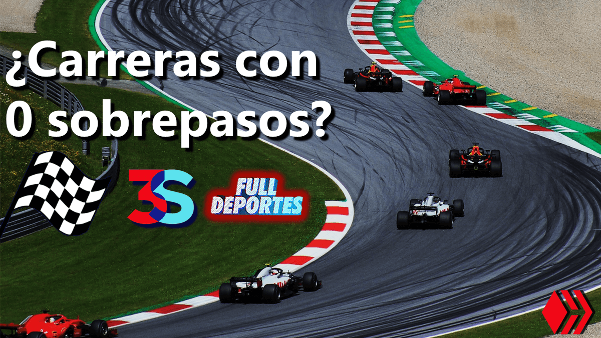 acontmotor's tweet photo. 🏎➡️🏎Carreras con 0 adelantamientos en la historia de la Fórmula 1 

¿Cómo es posible?🏁

¡No te pierdas este video de 3Speak! #F1 #MotorSport #Hive 

👉👉👉🏁https://t.co/F7jGhDUukb https://t.co/oHbYXdj7JX