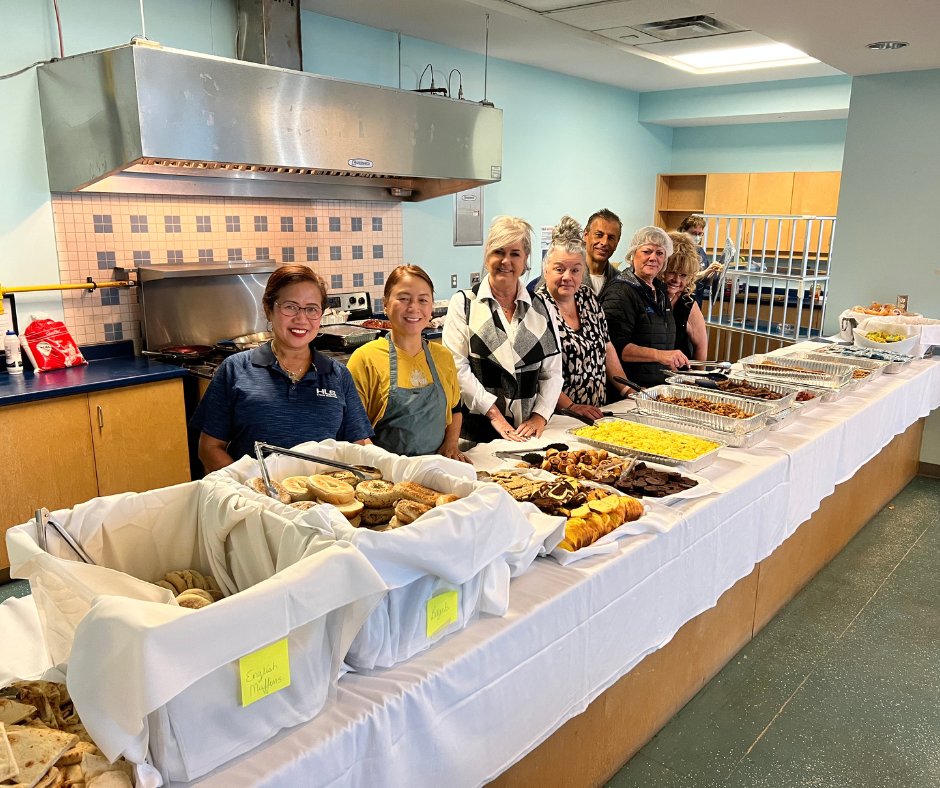 HLSOttawa's tweet photo. Another successful #NewYearsBreakfast is in the books! 🎊

This morning, our administrative and management team served up some delicious food to the staff of #HLS for our annual celebration. https://t.co/1mk0u266WZ