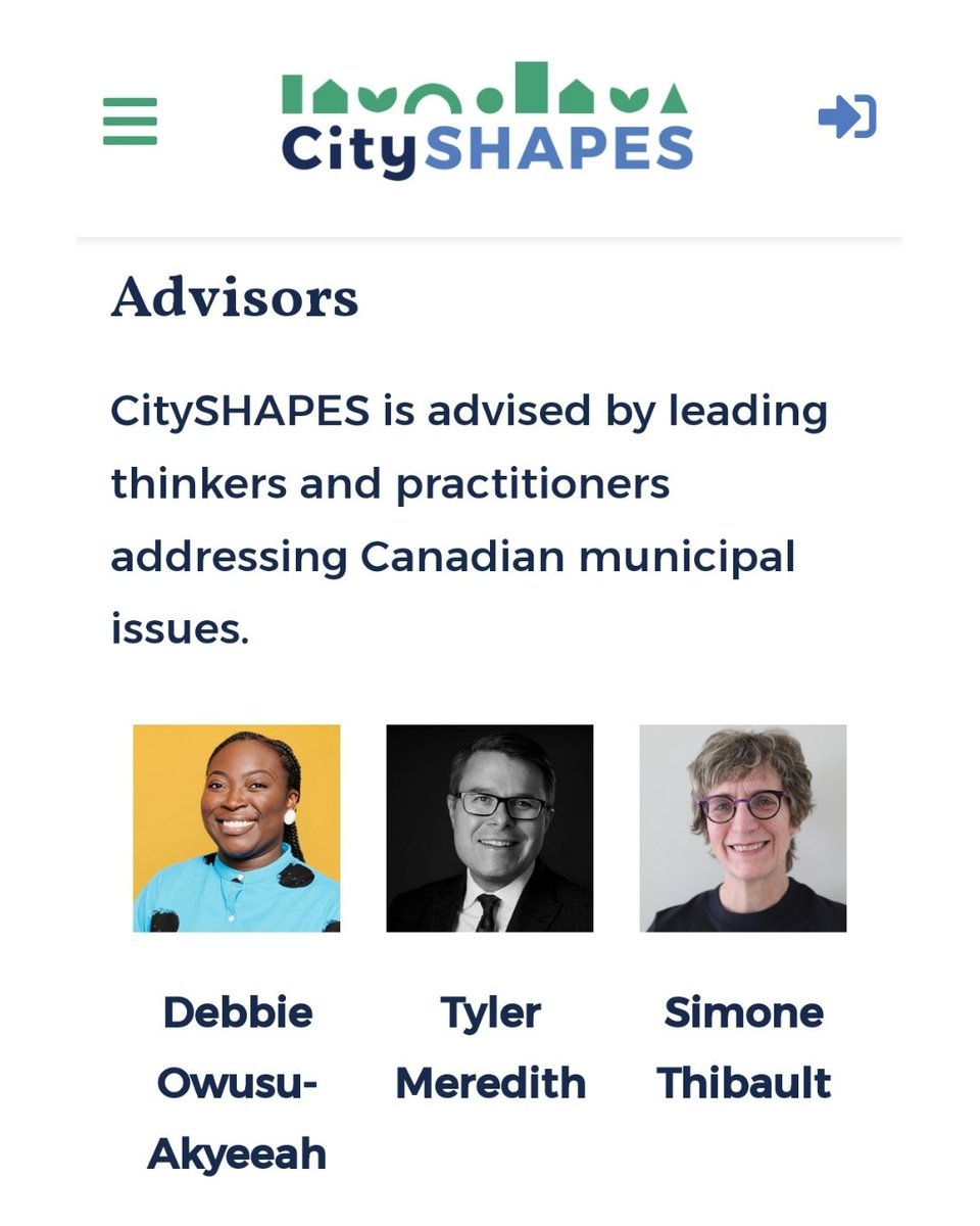 #ICYMI 

@cmckenney and @NSaravanamuttoo have launched @City_SHAPES - a new non-profit focused on building better cities 🏙🏡

I am honoured to be on the advisory committee supporting this exciting initiative!