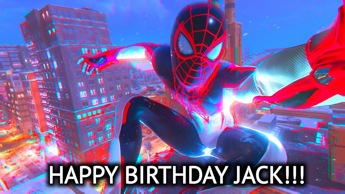 SpideyOutcast's tweet image. Everyone do me a favor &amp;amp; wish my pal @JackIreland_200 a very Happy Birthday!!! I hope you have a great one bro! 🎊🎉🎉🎉🎊🎂🥳 #SpideySquadForever #SpideySquad4Life #SpideySquad #SpiderManPS5