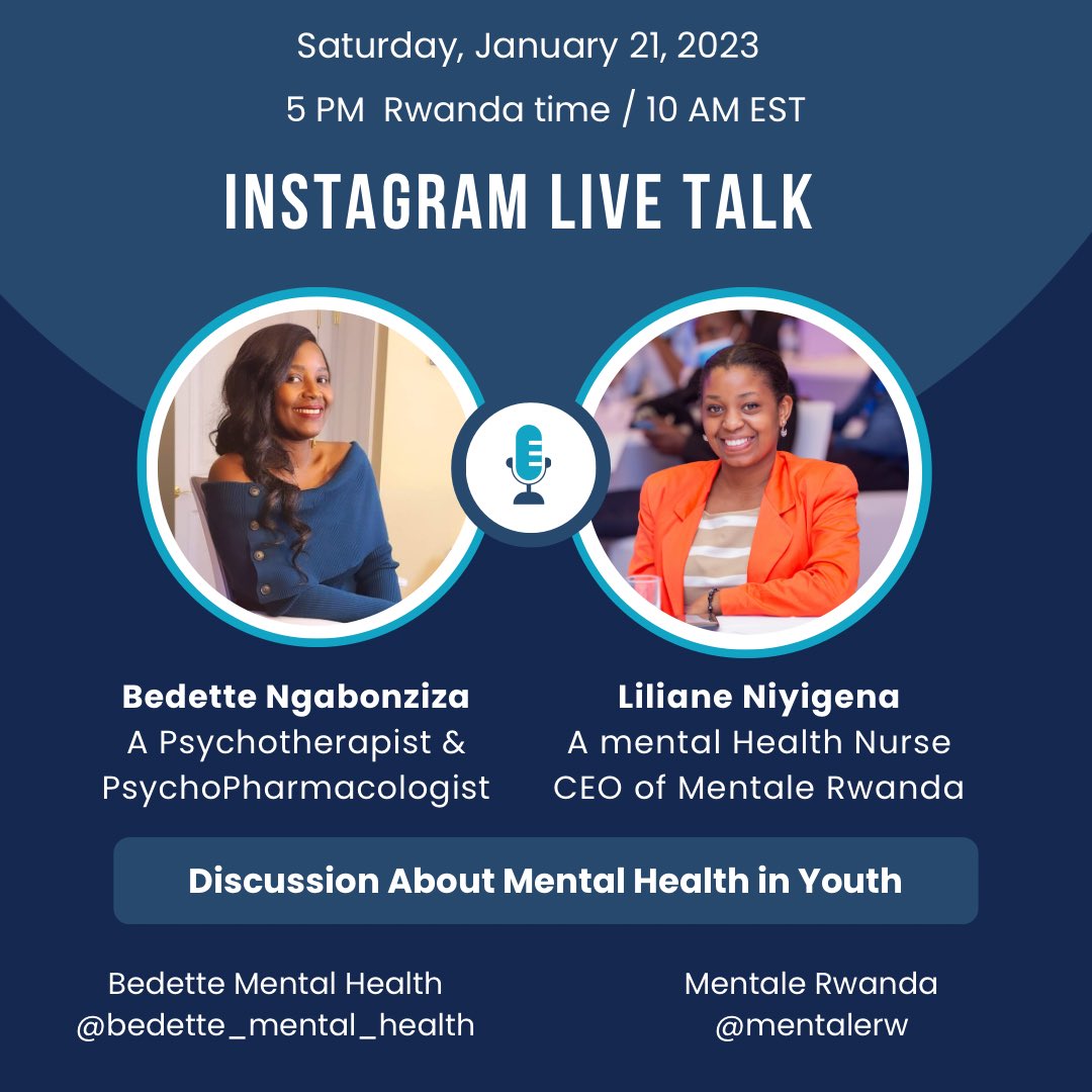 mentalerw's tweet photo. Plan not to miss instagram live talk!!!! It is going to be a discussion about mental health in youth. Save all your questions for this. 

Follow @mentalerw and @bedette_mental_health on Instagrams to watch/join the discussion. 

#mentalhealth #mentalhealthawareness https://t.co/yPJAaPoVd6