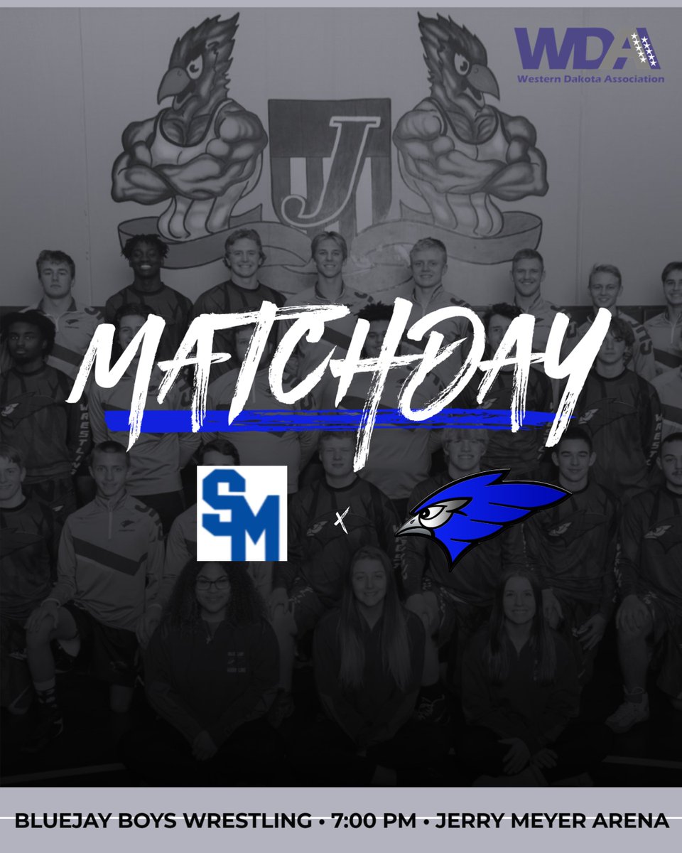 jhsbluejays's tweet photo. Blue Jay Boys Dual St. Mary'st TONIGHT!
Jerry Meyer Arena - 7:00 PM
#WDASports #BELIEVEINBLUE #PIN4THEWIN! https://t.co/GTljP1RiVG