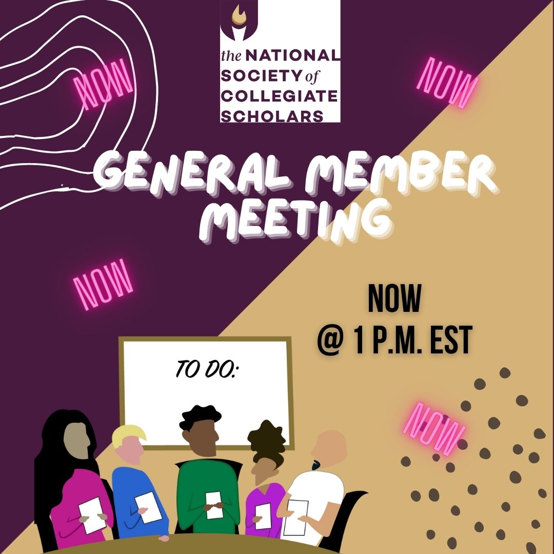 ❗️Hey everyone! 

▶️Full Sail's NSCS hybrid meeting is happening now! 

👥Come join us, zoom info on Scholar Central and in person info on Full Sail One's event page!
