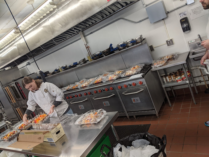OHSculinary's tweet photo. 800 canapes, ready to be delivered to the Polar Express https://t.co/lvDmnOYkjb
