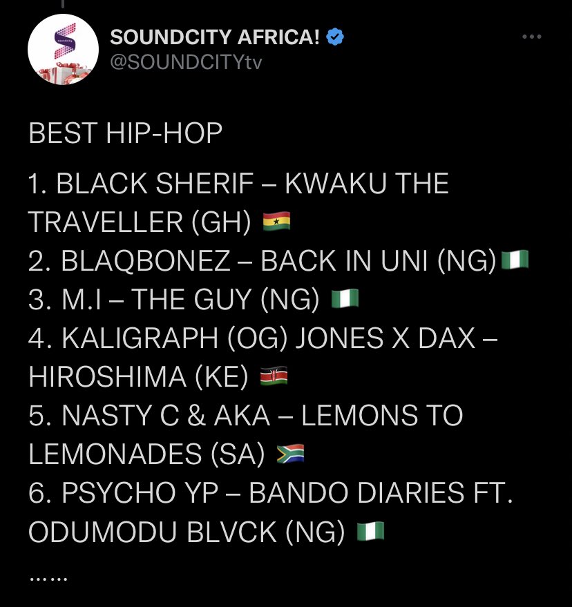 ApexVillage's tweet photo. Bando Diaries just got nominated for Best Hip Hop song at the @soundcityafrica MVP awards 🤩☔️ https://t.co/dkgfflDVH4