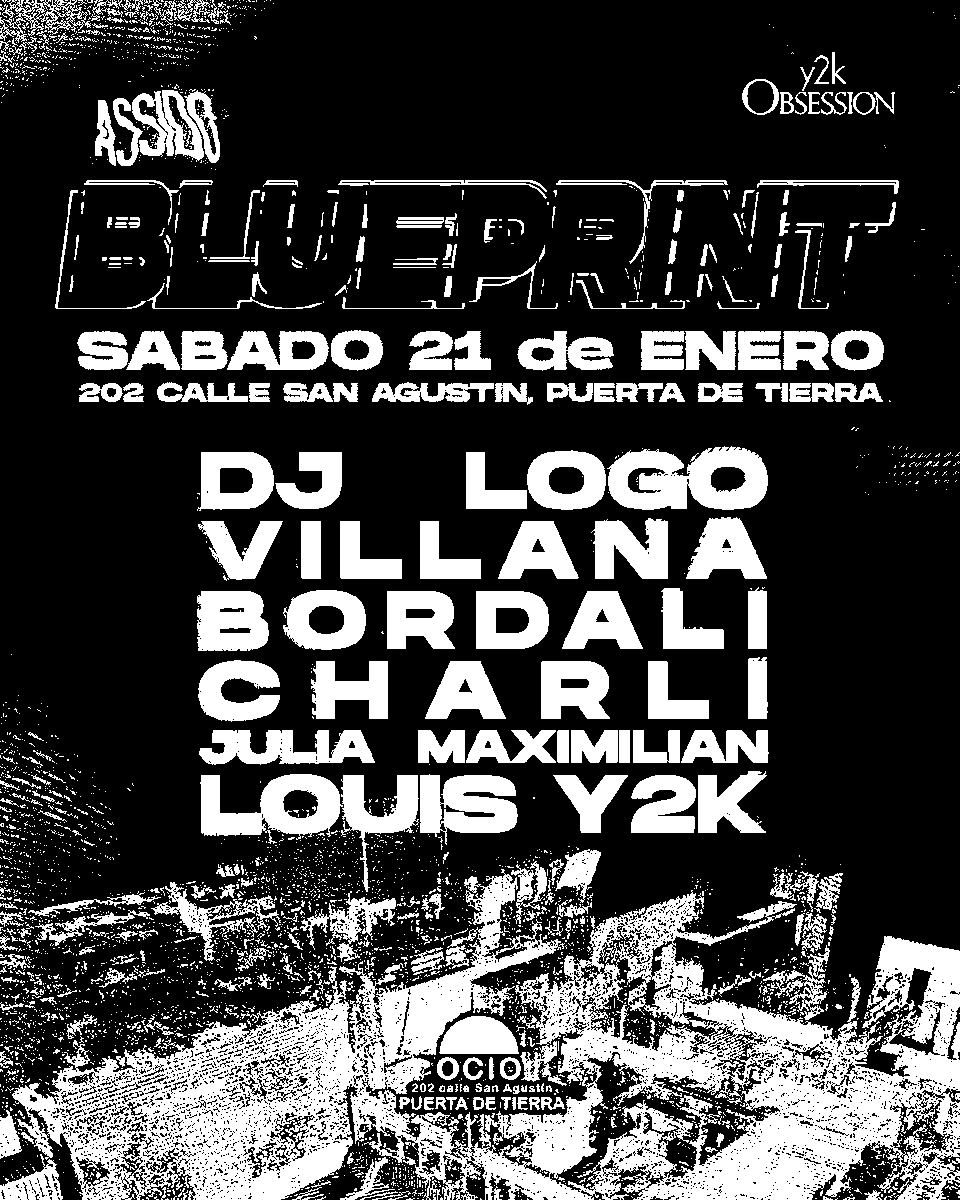 y2kobsession's tweet photo. ⛓️ASSIDO BLUEPRINT⛓️
01.21.23 | No cover | 4PM
📍202 Calle San Agustín, Puerta de Tierra https://t.co/jDQJCsrVTM