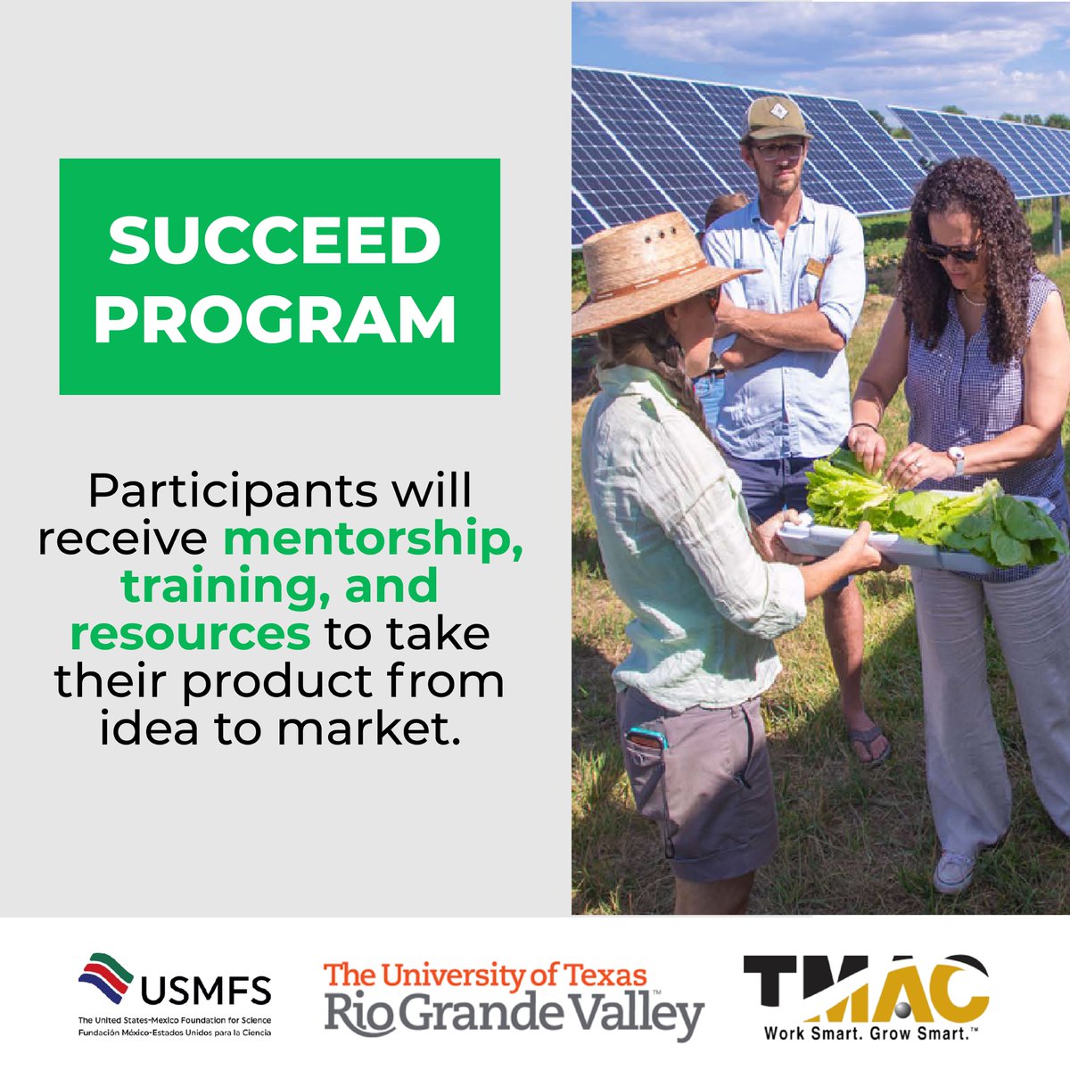 ¿Tienes una #startup en la industria de energía solar y tecnologías limpias, y radicas en  #Texas ? Participa en el programa #SUCCEED y recibe asesoría, capacitación y la posibilidad de obtener un fondo semilla para impulsar tu proyecto. Postula aquí➡️: solarinnovationtx.us