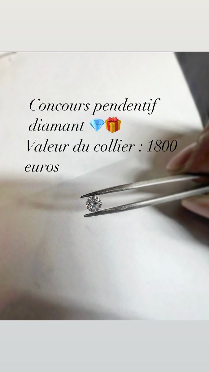 musashigoat's tweet photo. CONCOURS PENDENTIF DIAMANT INSTAGRAM.
Pour vous remercier d’être plus nombreux à suivre mon travail,je vous fais gagner un pendentif en or 18 carats qui sera entièrement fabriqué dans mon atelier sur Paris. Le collier sera monté avec un diamant de 0,45 carat, sertis 4 griffes. https://t.co/gjivC17bwI
