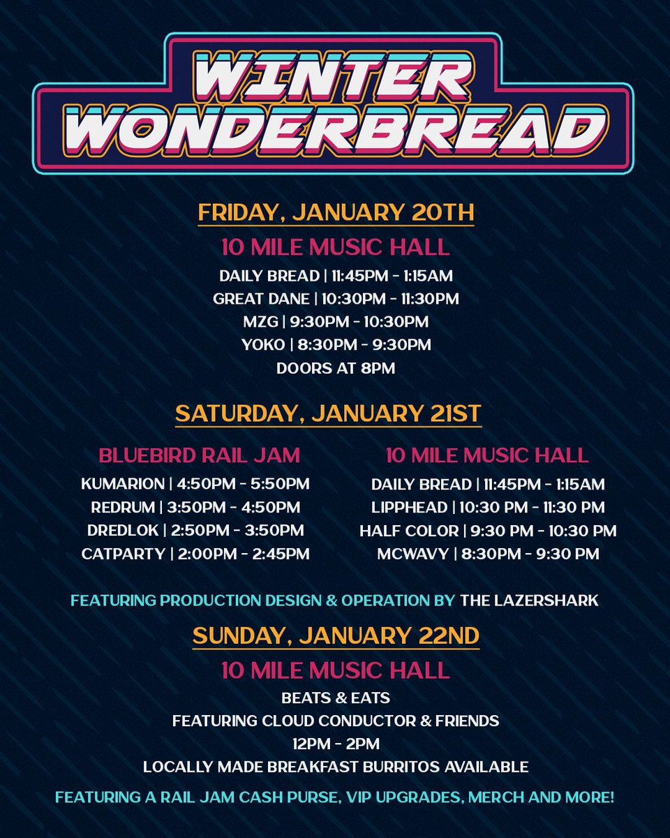 Due to unfortunate visa complications, Canabliss is no longer able to make it for Winter WonderBread’s Rail Jam this Saturday. <a href="/canablisss/">canabliss</a> you will be missed! 💓

We are excited to announce that <a href="/redrumthewitch/">𝖗𝖊𝖉𝖗𝖚𝖒</a> will be joining us! Happy to have you two years in a row 🫶🏼