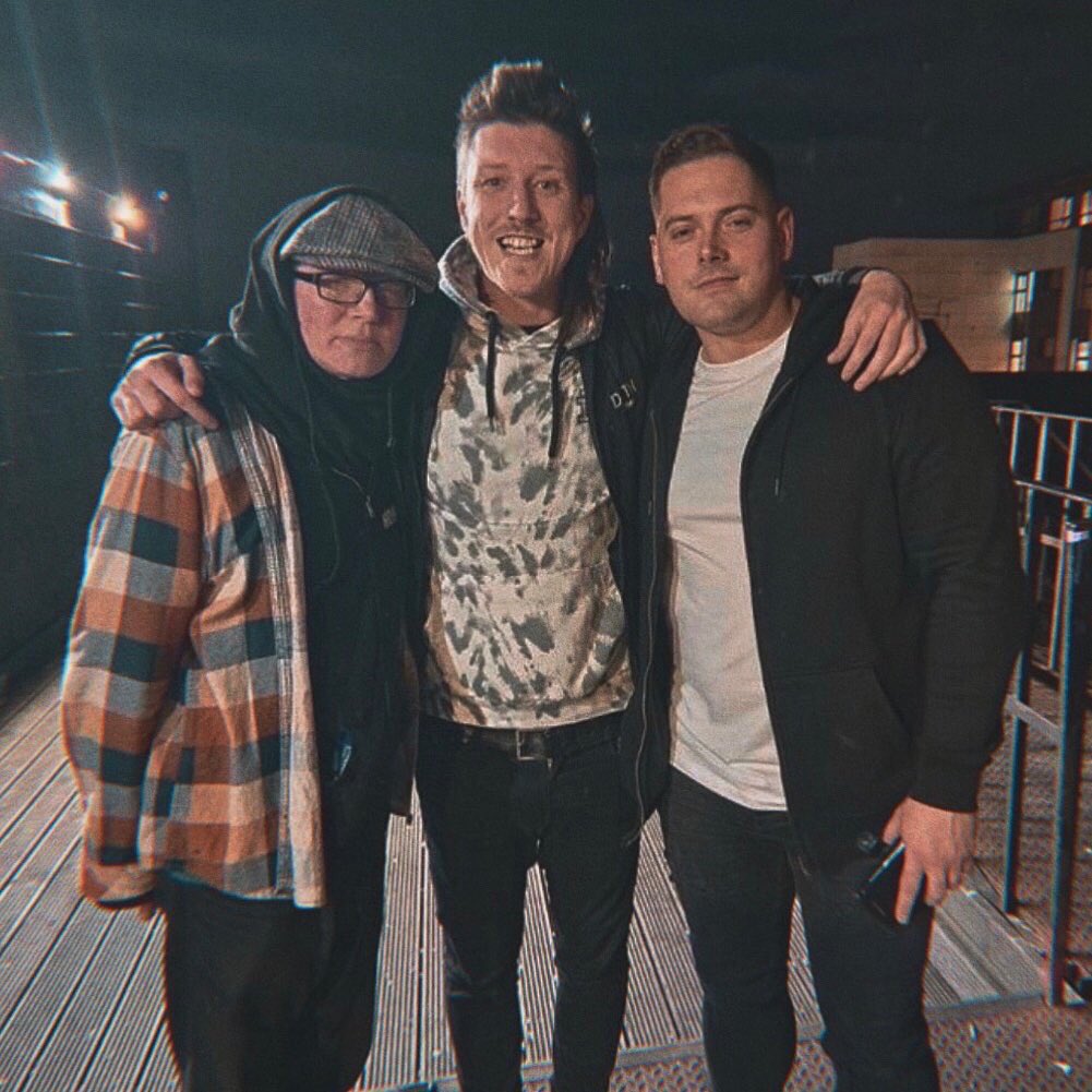 SappeninPod's tweet photo. “He’s got the biggest #InMe tattoo on his back”. @InMeOfficial legend @DaveInMe tells the story of how dedicated superfan #JohnJoseph became a full time member, legacy vs nostalgia, #OvergrownEden 20th anniversary, wild adventures and more! Episode 216: https://t.co/Jxl1XtZfeP 🖤 https://t.co/14O59s6XZT