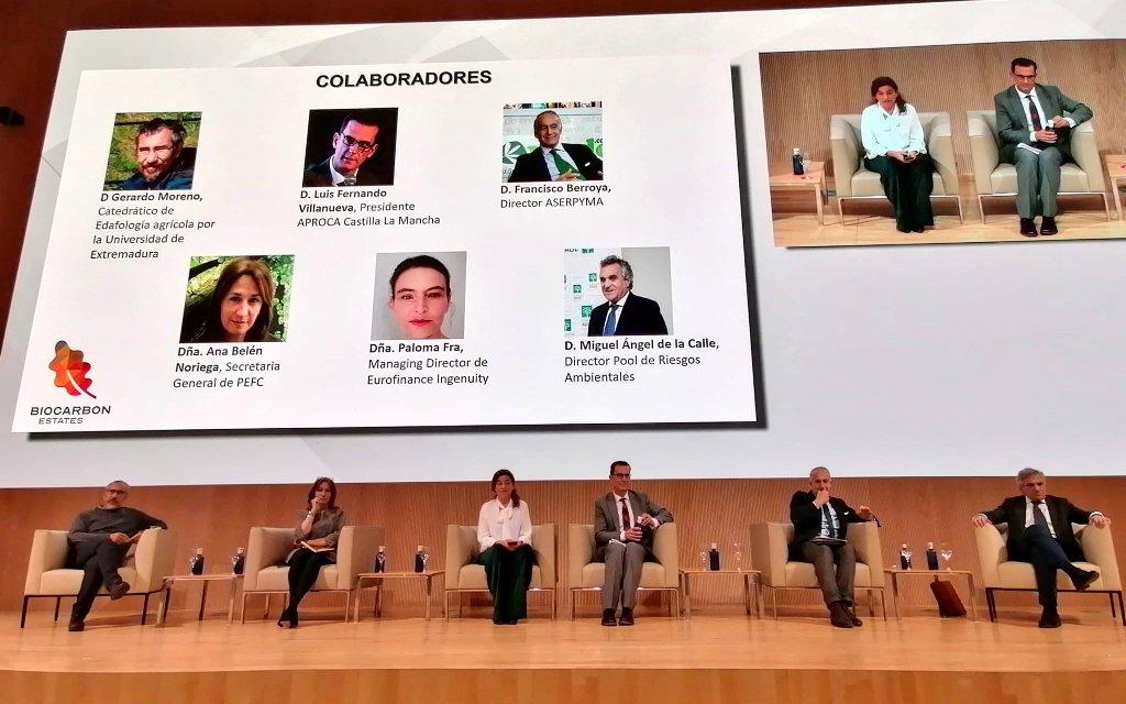 aranmontes's tweet photo. Hoy se presenta #BiocarbonEstates en #IESE, donde participamos desde @PEFCSpain, con @AnaBNoriega acompañando a #PropiertariosForestales #UniExtremadura #aserpyma #aproca #uniAlcala https://t.co/15WGqRwZVv