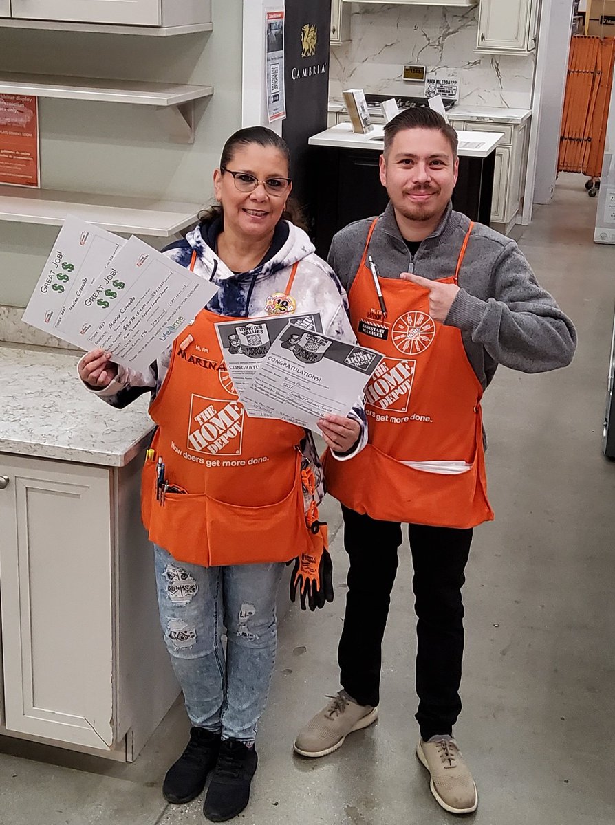 📢 Phenomenal job!!!! By Marina @homedepot <a href="/hemet_6637/">Home Depot 6637</a> for Driving <a href="/RainSoft/">RainSoft</a> Appliance Longevity Sales that equals 367 shopping carts pushed out in 2 mins 💰💵💰💵💰  Awesome Customer Service #TrendingOrange #Homerawards
