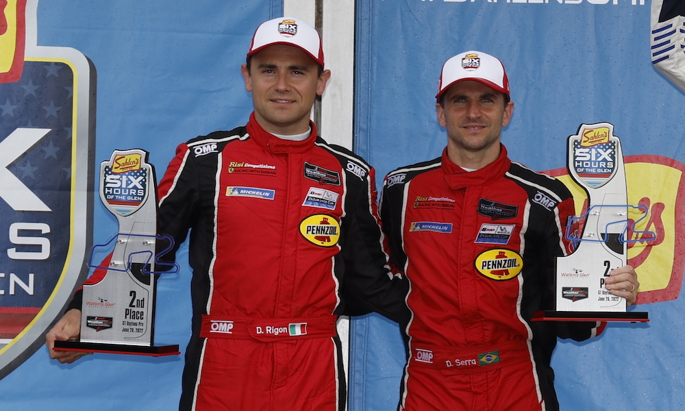 🏆 TITLE DEFENCE: <a href="/risicomp/">Risi Competizione</a> will defend its <a href="/MichelinRaceUSA/">Michelin Racing USA</a> Endurance Cup title in GTD Pro with <a href="/rigondavide/">Davide Rigon</a> and <a href="/DanielSerra29/">Daniel Serra</a> confirmed as drivers.
 
➡️ sportscar365.com/imsa/iwsc/risi… #IMSA