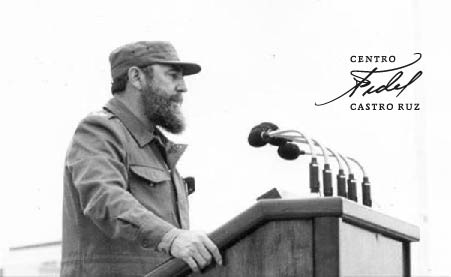 #Fidel:"Nuestro pueblo hará todos los esfuerzos necesarios para vencer los obstáculos que tiene delante, nuestro pueblo hará todos los esfuerzos necesarios para triunfar y para llevar adelante su causa justa". #FidelVive