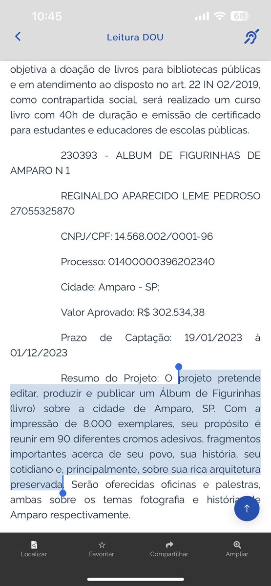 R$302 mil pela Lei Rouanet para produzirem um álbum de figurinhas. Esse é o governo do PT; não tem sequer um mês e já estão fazendo a farra com o erário. É demais um negócio desses.