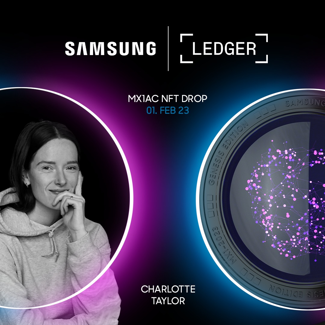 Very excited to be part of this innovative project with <a href="/SamsungDE/">Samsung Deutschland</a>  x <a href="/Ledger/">Ledger</a> 🖤