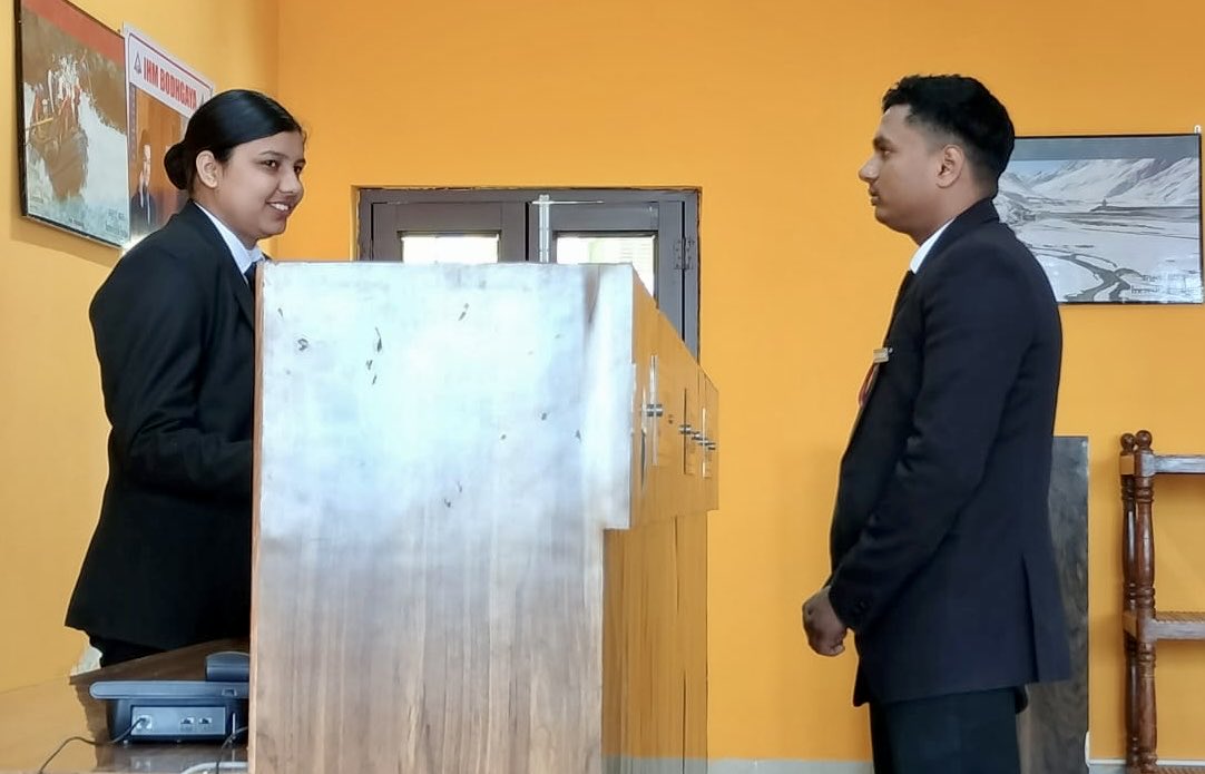 ihmbodhgaya's tweet photo. #FrontOfficePractical #FrontOffice❤️ #Reception #FrontDesk #IHMBodhgaya #IHM #HotelManagement #Courses #Degree #Diploma #Gayadiaries #Bodhgayadairies #Bodhgaya #Gaya #Tourism #ManagementCollege https://t.co/Q54lSd2m2N