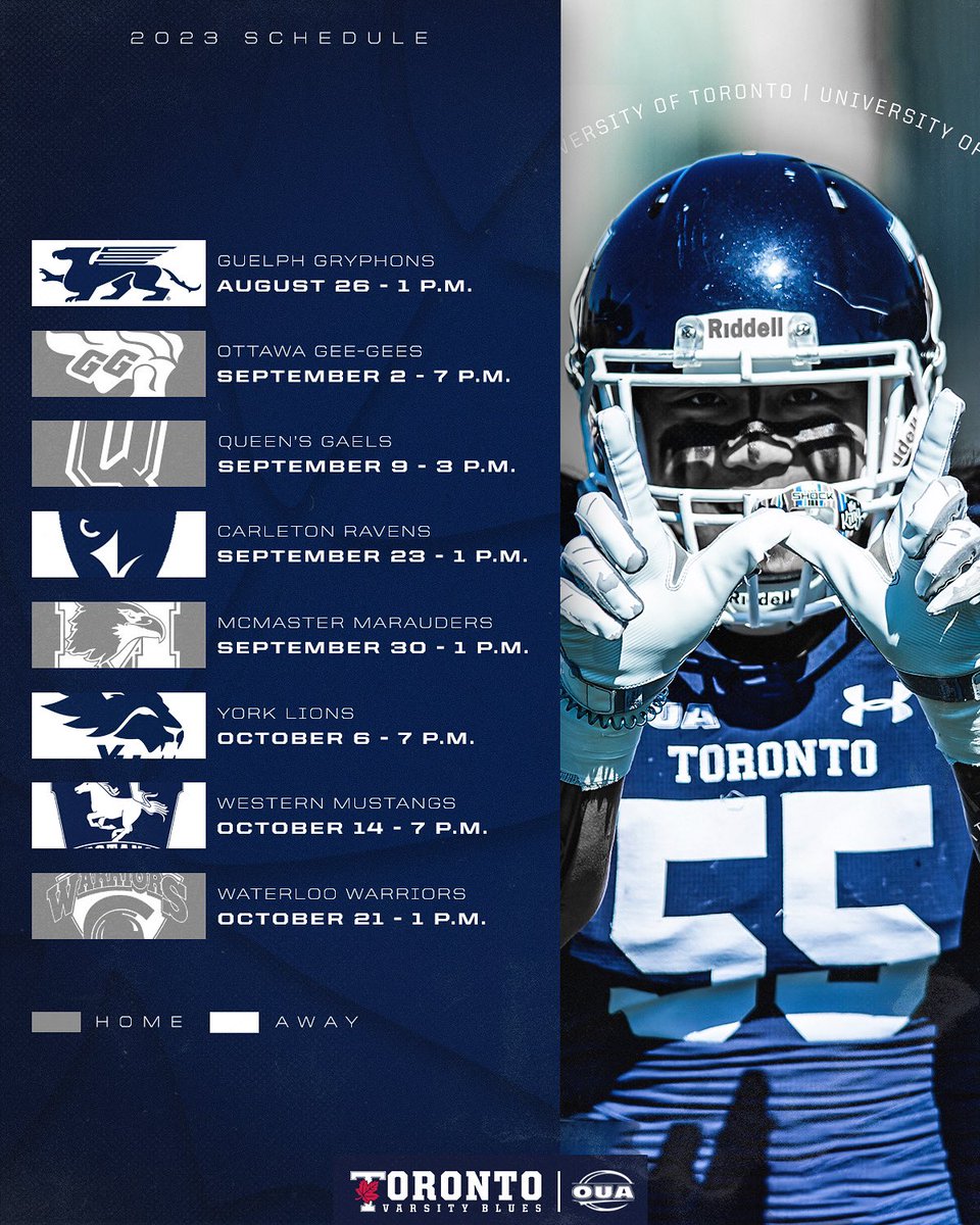 Mark your calendars! Our 2023 schedule is out now! 🗓️

🗞️: bit.ly/3wiOCVD

#BLEEDBLUE | #WeAreTO