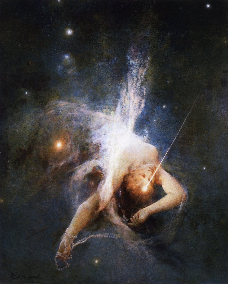 Falling Star, 1884, by Witold Pruszkowski