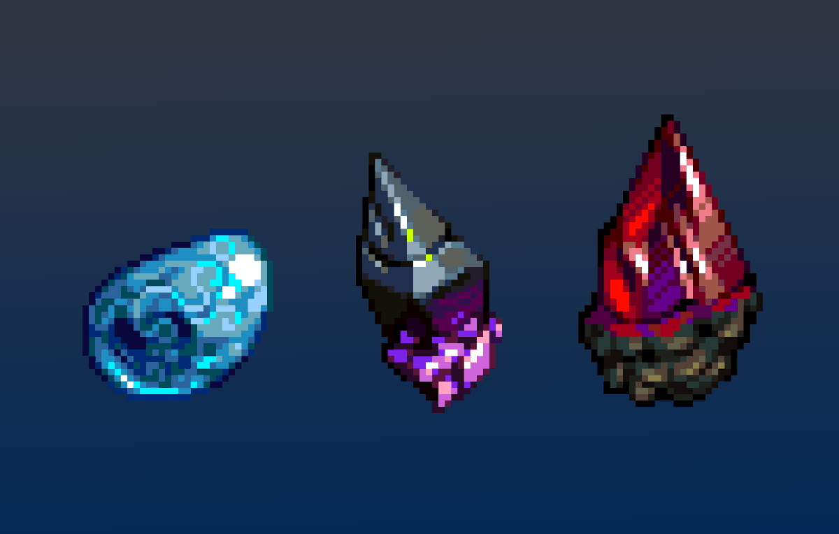 Working on some magic gems ✨ #pixelart