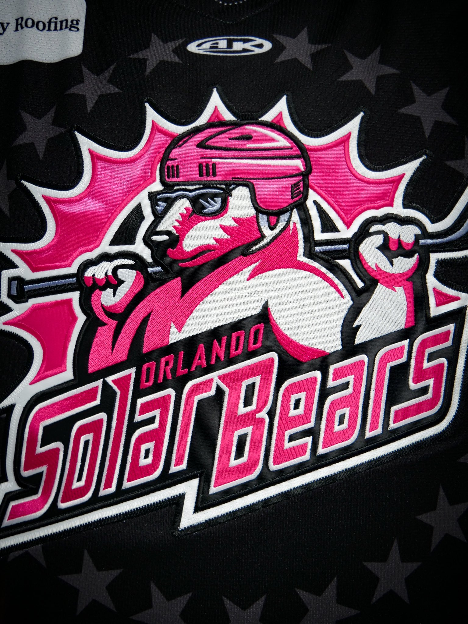 orlando solar bears pink whitney jersey