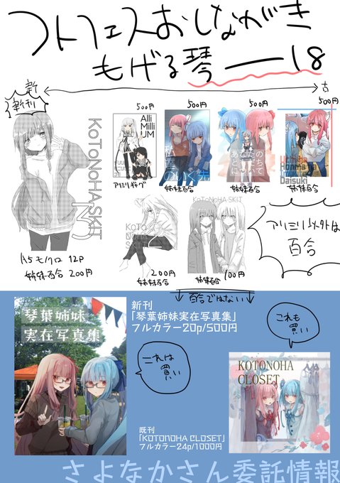 #コトフェス おしながき
新刊がでるぞおおおおおおおおおおおおおおおお
委託詳細は引用元参照 https://t.co/hmE6FcI1st 