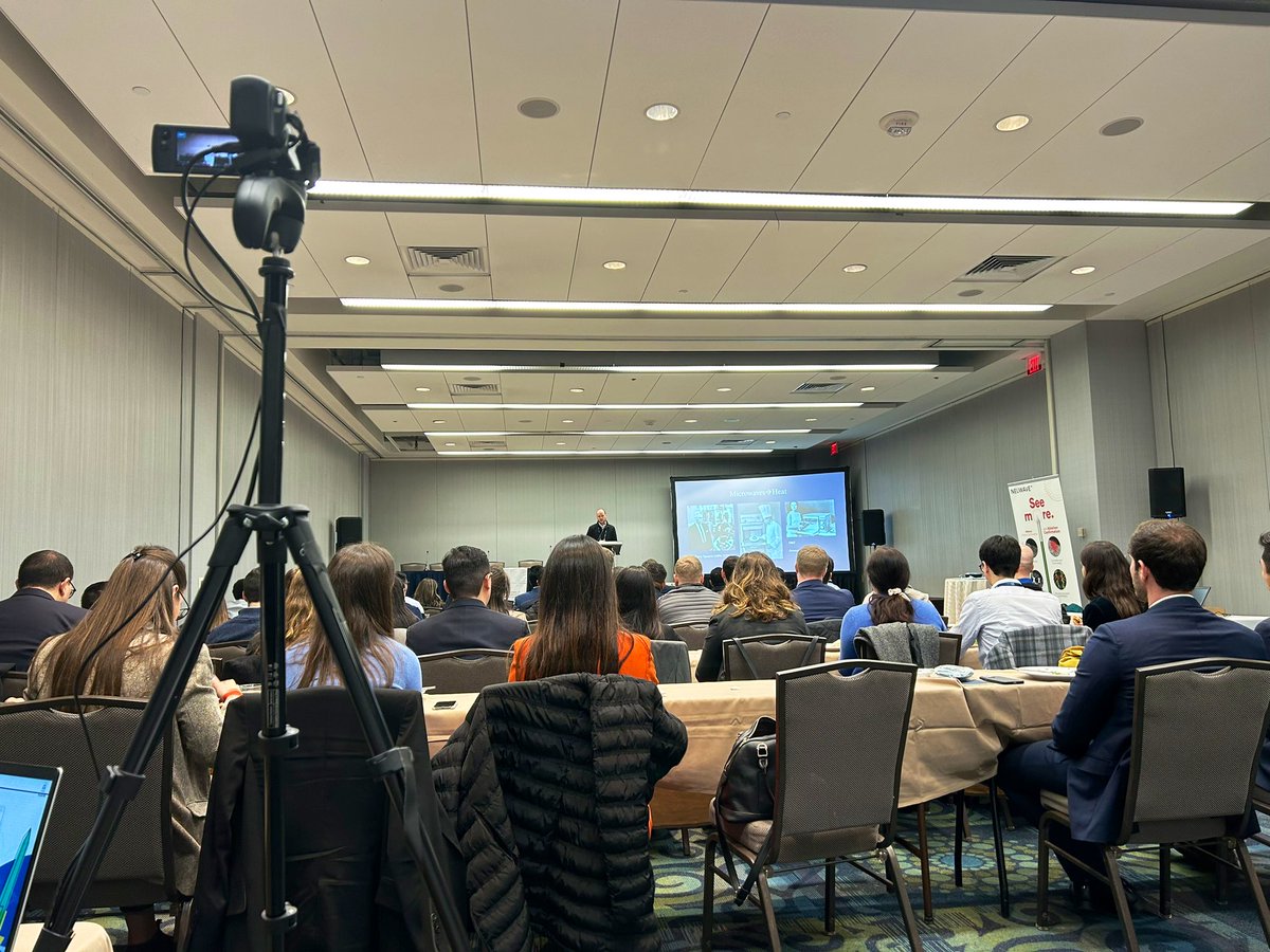 Full house at #SIO2023’s IO Essentials microwave ablation lecture and hands on session. #neuwave @SIO_Central @Ethicon