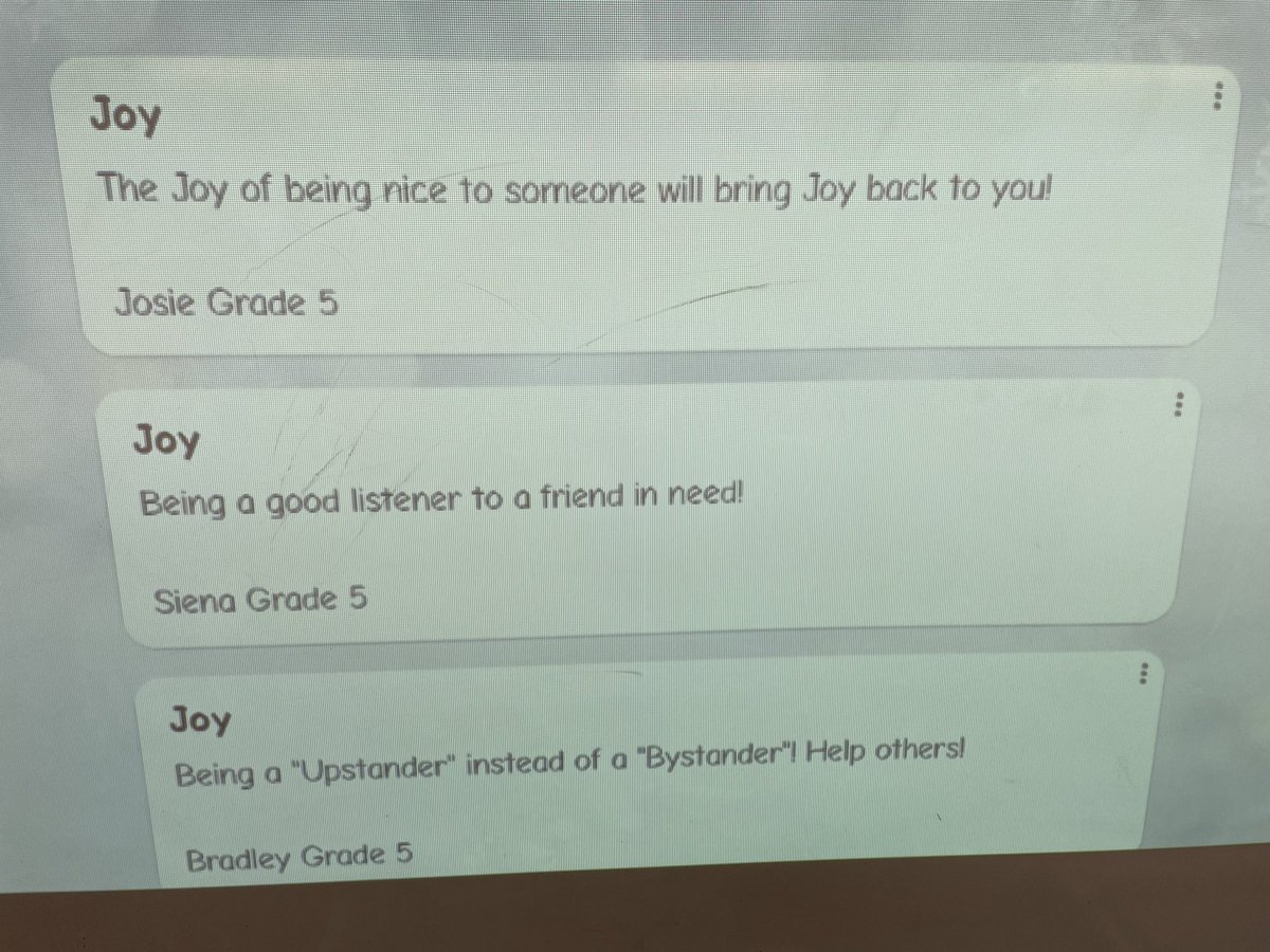 Sean Rousselle (@seanrousselle) on Twitter photo Today my G5s and I had a great conversation about Joy and what brings us Joy! I was amazed at their awesome answers and wisdom! 👍 <a href="/StJeromeOCSB/">St. Jerome School</a> #JERPride #OCSBJoy Today my G5s and I had a great conversation about Joy and what brings us Joy! I was amazed at their awesome answers and wisdom! 👍 <a href="/StJeromeOCSB/">St. Jerome School</a> #JERPride #OCSBJoy