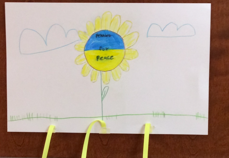 Supporting The Ukraine, and collecting "Pennies for Peace" all month long. Help us fill the bucket in our school hallway with loose change for The Ukraine. <a href="/LkwdLincoln/">Lincoln Elementary</a> <a href="/LkwdSchools/">Lakewood OH Schools</a>