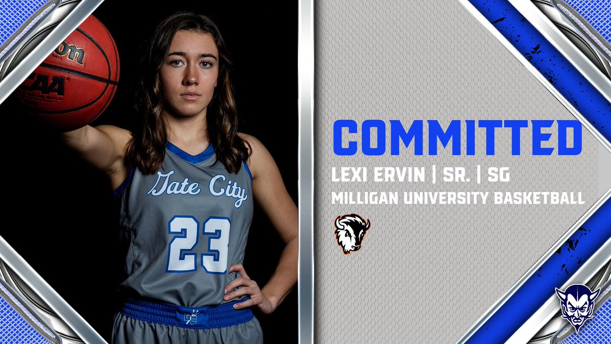 GCHSDevils's tweet photo. We're excited to announce that @LexiErvin will be signing to continue her academic and athletic career with @MilliganWBB @MilliganBuffs on January 30 at 1:30 PM at GCHS. #FAMILY #BuffStrong🦬 https://t.co/bUfp5NcqLp