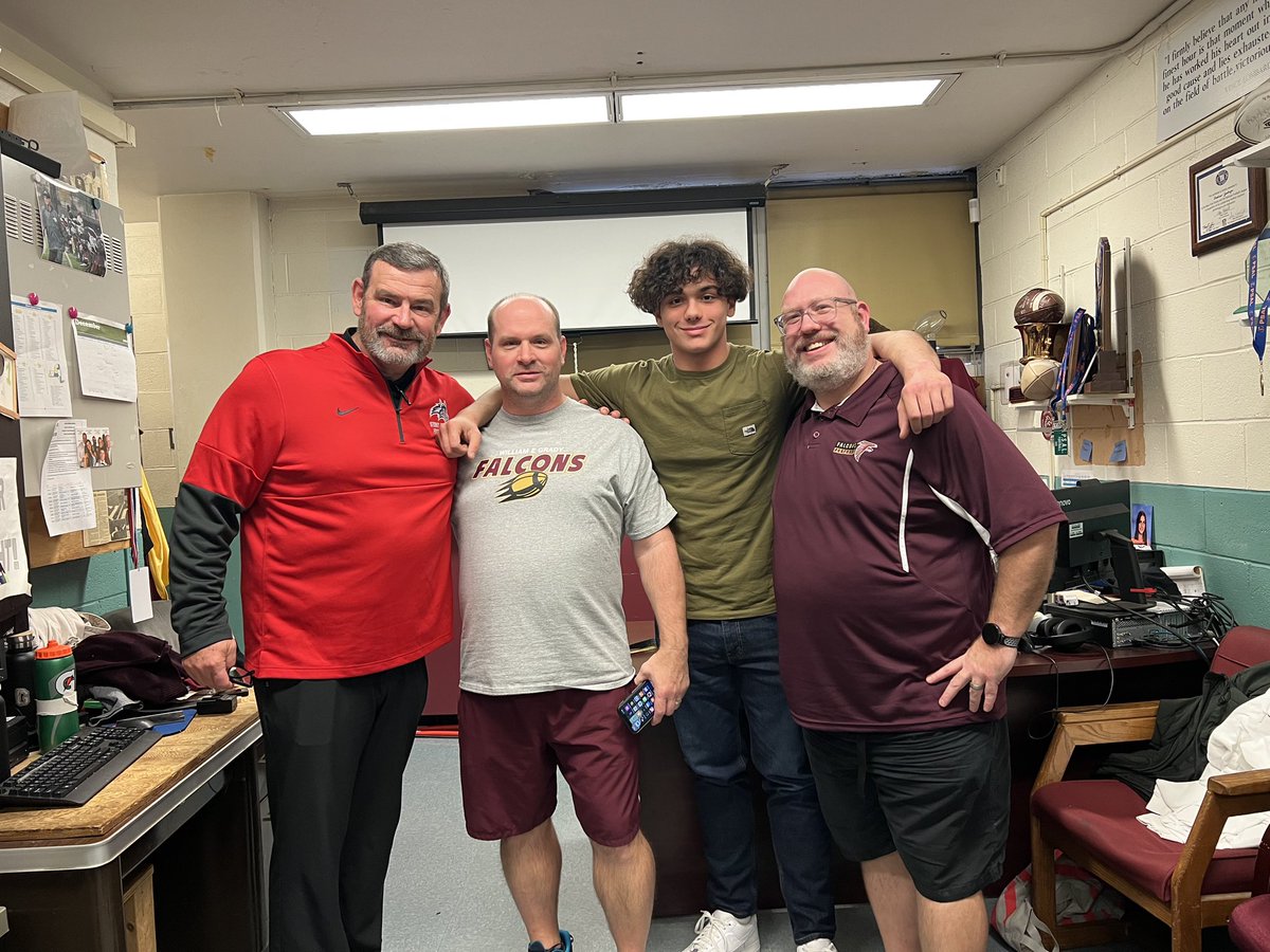 Had a great visit with <a href="/FBCoachCollins/">Bryan Collins</a> today! <a href="/StonyBrookFB/">Stony Brook Football</a> <a href="/BenPrelvukaj/">Ben Prelvukaj</a> will make us proud!!!