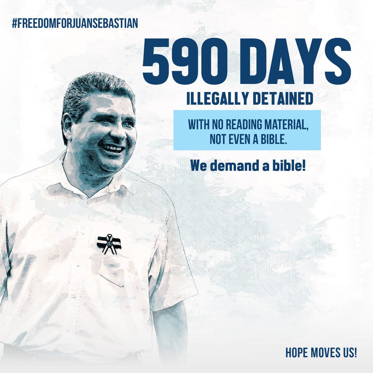 Dime qué pasa?  Si pasa el tiempo…590 días…y tu recuerdo <a href="/Jschamorrog/">Juan Sebastián Chamorro</a> no se pasa.  Qué pasa que sigues encerrado ilegal e injustamente y la vida se nos pasa.  Hasta cuando pasara lo anhelado?Para podernos abrazar y continuar. #LibertadALosPresosPoliticos porque son inocentes!