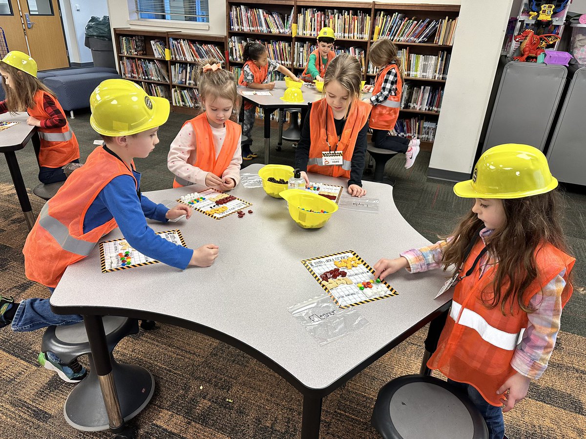 LIBERTYSCHOOLS's tweet photo. Happy 100th Day of School to our @EpicElementary students! Today’s festivities were construction themed and we are loving the spirit! #ShareTheGoodLPS https://t.co/8sZPzQUFbt