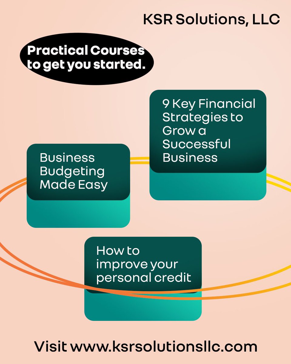 KSRsolutionsllc's tweet photo. You need every help you can get on your entrepreneurial journey. Seize this opportunity to get ahead of your competition.

Check out these courses and let us know how they help. https://t.co/3fRoiGTLRG