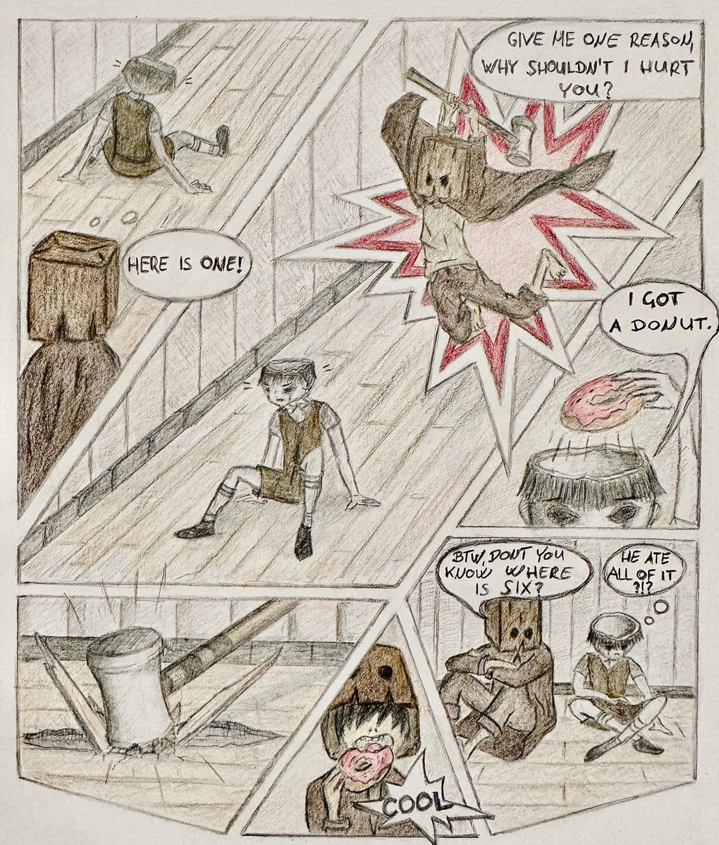 mono_drawing82's tweet photo. “Btw, dont you know where is Six?”
Little Nightmares: Six and Mono's scary little stories 💛🤎

#littlenightmares #littlenightmaresfanart #comicbooks #comicbookart #sixandmono #webcomics #scary #six #mono #drawing #instadraw #instadrawing #comics #funny https://t.co/e7gswzyDKJ