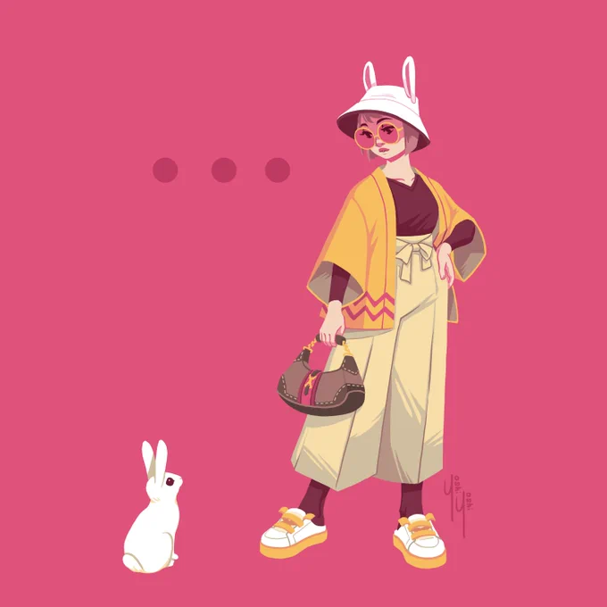 Working on my palette trio for January, first one done! 2 more to goI'm going to do the theme of modern interpretations of traditional Asian fashion with a nod to the Year of the RabbitSee below for WIP process 