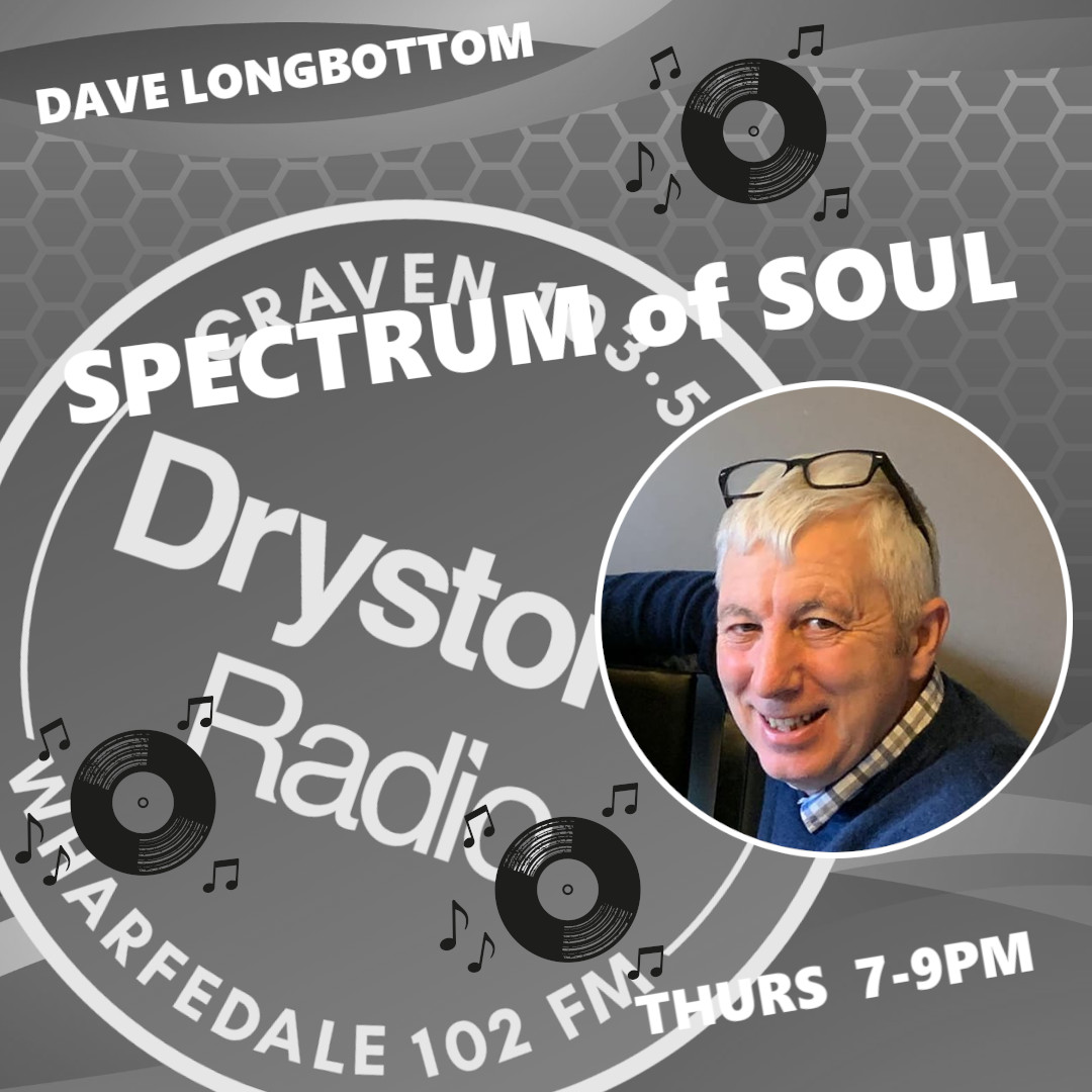 Tonight's guest DJ/ collector ( Mr Stafford) Guy Hennigan will on the Spectrum of Soul Show with Dave Longbottom 7-9pm
drystoneradio.com #northernsoul #vinylcollection