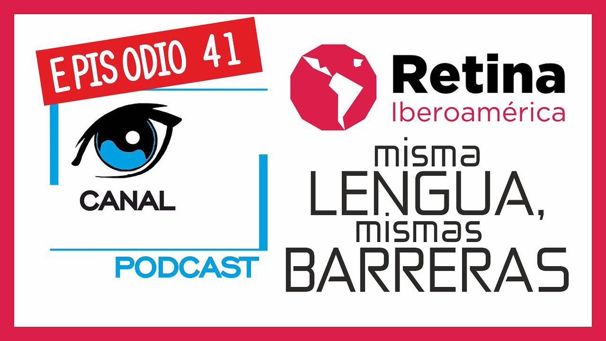 Canal_Retina's tweet photo. Último episodio de nuestro #podcast grabado en Santiago de Chile en el que nuestro presidente @davidsanchez4 entrevista a diferentes líderes de organizaciones de Latinoamérica con motivo del 2º Congreso Retina Iberoamérica
https://t.co/9ioKqA6Wwc
#bajavision #dhr https://t.co/u0JyoDwfzJ