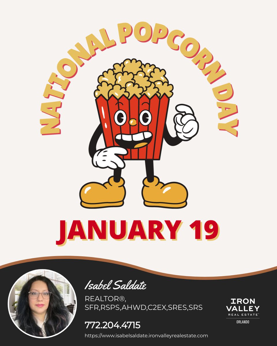 IsabelSaldate's tweet photo. It's National Popcorn Day! Celebrate this fun holiday with your favorite popcorn! What's your favorite popcorn flavor? Comment them down below!

#popcorn #nationalpopcornday #popcornday #moviepopcorn #favoritesnack #snacktime https://t.co/V7tE1sbISN