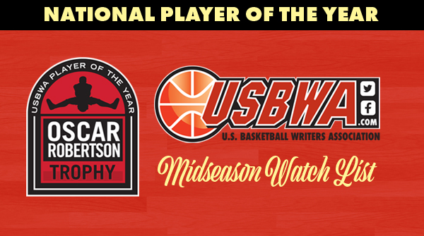 Oscar Robertson Trophy (@thebigotrophy) on Twitter photo Fifty standout players â including four past All-Americans and last season's winner â headline our Midseason Watch List, as selected by the <a href="/USBWA/">U.S. Basketball Writers Association</a> usbwa.com/a/e781b2c5 Fifty standout players â including four past All-Americans and last season's winner â headline our Midseason Watch List, as selected by the <a href="/USBWA/">U.S. Basketball Writers Association</a> usbwa.com/a/e781b2c5