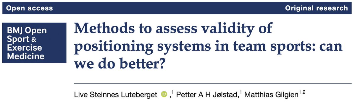 BMJOpenSEM's tweet photo. 🚨NEW #OriginalResearch by @LiveSL 

Asessing validity of positioning systems in team sports:
🔘static position is not a substitute for dynamic position
🔘mean speed is not a subtitute for instantaneous speed

OA ARTICLE ➡️ https://t.co/J7d8x8vHd9

#UnderTheSpotlight
#WeAreBOSEM https://t.co/Zmig04XbLX