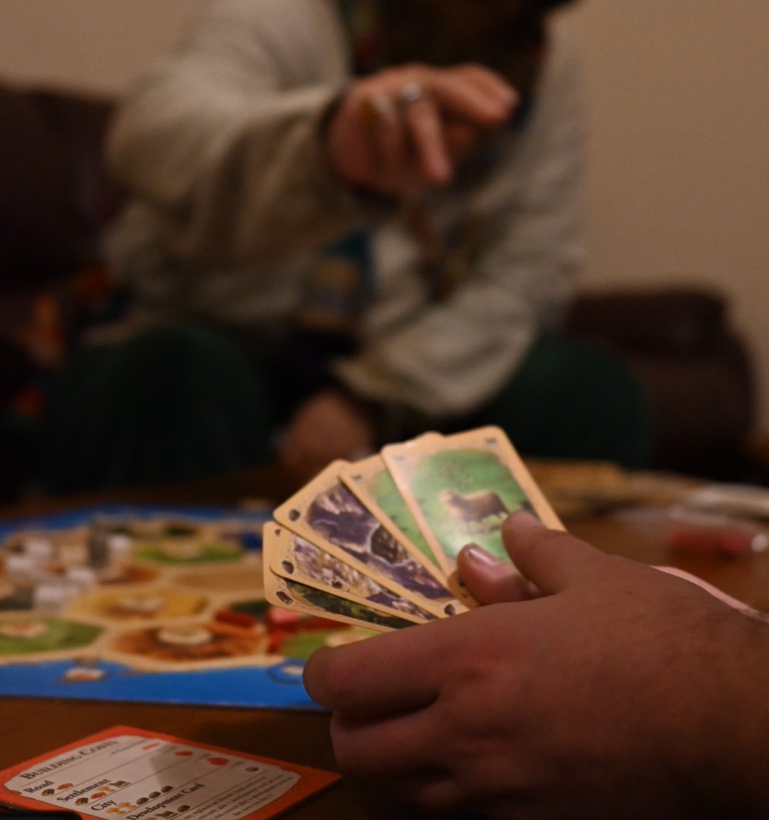 WestwardSupport's tweet photo. It’s game night in one of our supported housing projects and we’re getting a crash course in Settlers of Catan. https://t.co/T7ydJ3KOZ3