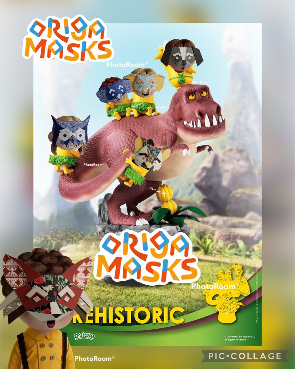 Amphi66Shiiu's tweet photo. T-rex(Tyrannosaurus rex)was the heaviest and tallest carnivorous dinosaur. Do you know who can be the master of the T-rex? Can't think of it! Yes, the master is @origamasks !!!
#KidWithMask #DremBig #LetsPlay #StayChildish #OMG #OMGang #Stayfoolish #StayCurious #StayChildish https://t.co/njp8ter70i