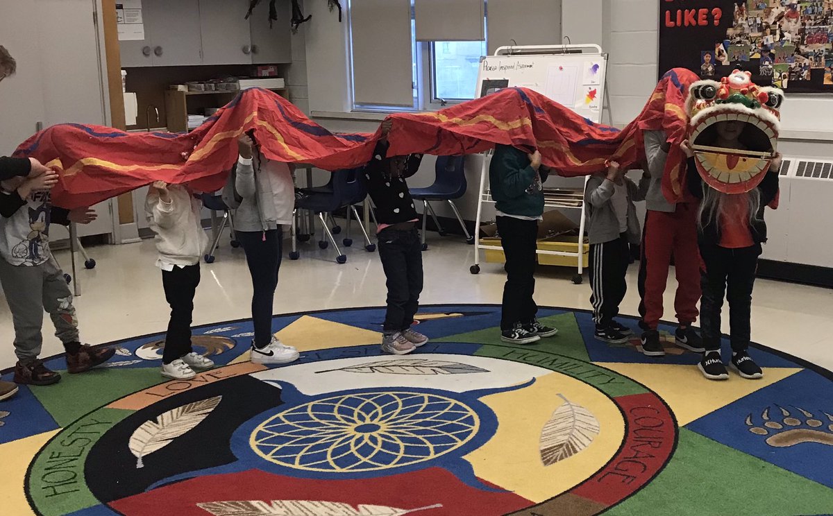 <a href="/BlaydonPs/">BlaydonPS</a> gr.1s students are learning about #lunarnewyear and traditions in Vietnam, Korea and China. Getting ready to share lion dance with school. <a href="/LC2_TDSB/">Learning Centre 2</a> <a href="/tdsb/">Toronto District School Board</a>  <a href="/DomenicGiorgi/">Domenic Giorgi</a>