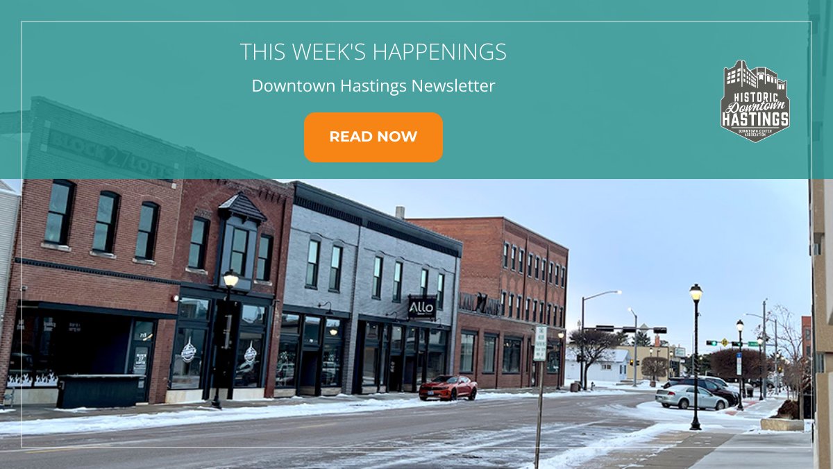 DowntownHTown's tweet photo. News, Events &amp; Snow Removal Updates from Downtown Hastings - https://t.co/B7cmJrkFv1 https://t.co/RB3pO4H6At